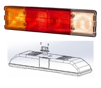 1350I - FARO TRAS.M.BENZ 1215 CV